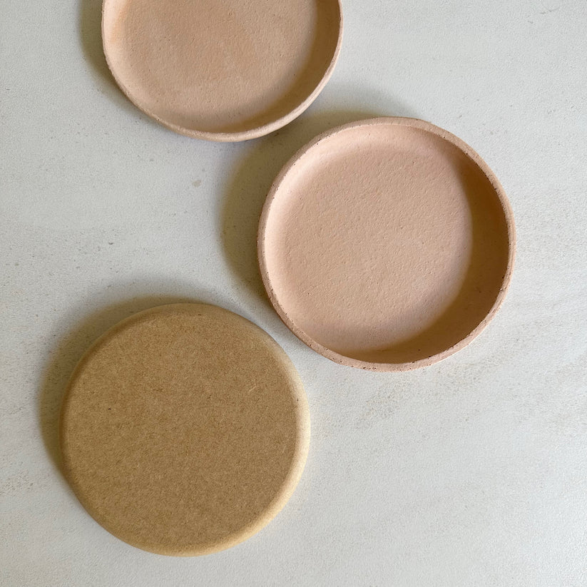 Round Plate Pottery Form 15cm with Roundover Edge