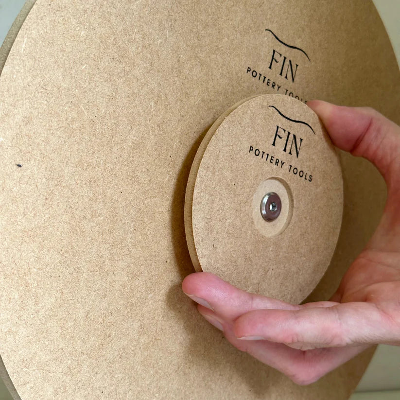 Round Plate Pottery Form 30cm with Roundover Edge