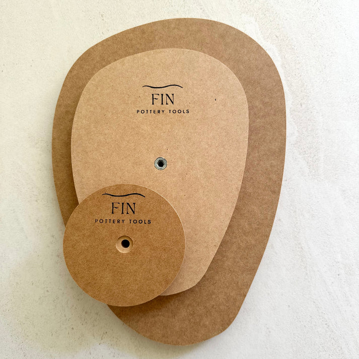 'River Rock' Rounded Triangular Oval Pottery Form