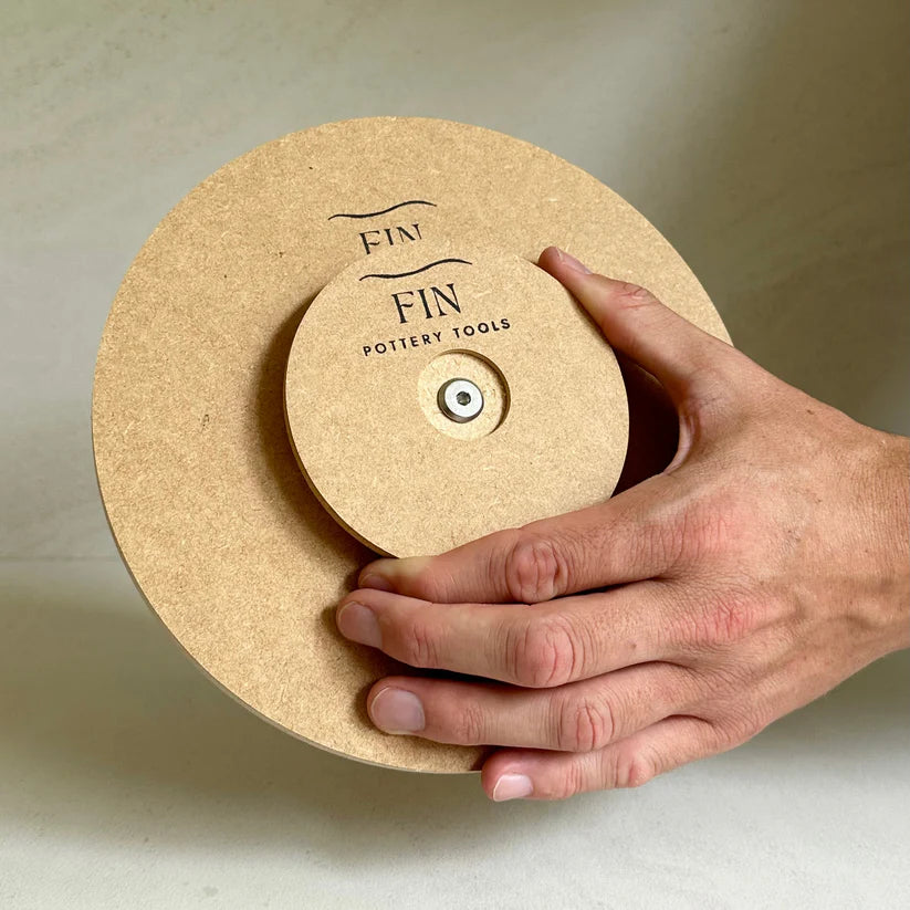 Round Plate Pottery Form 22cm with Roundover Edge