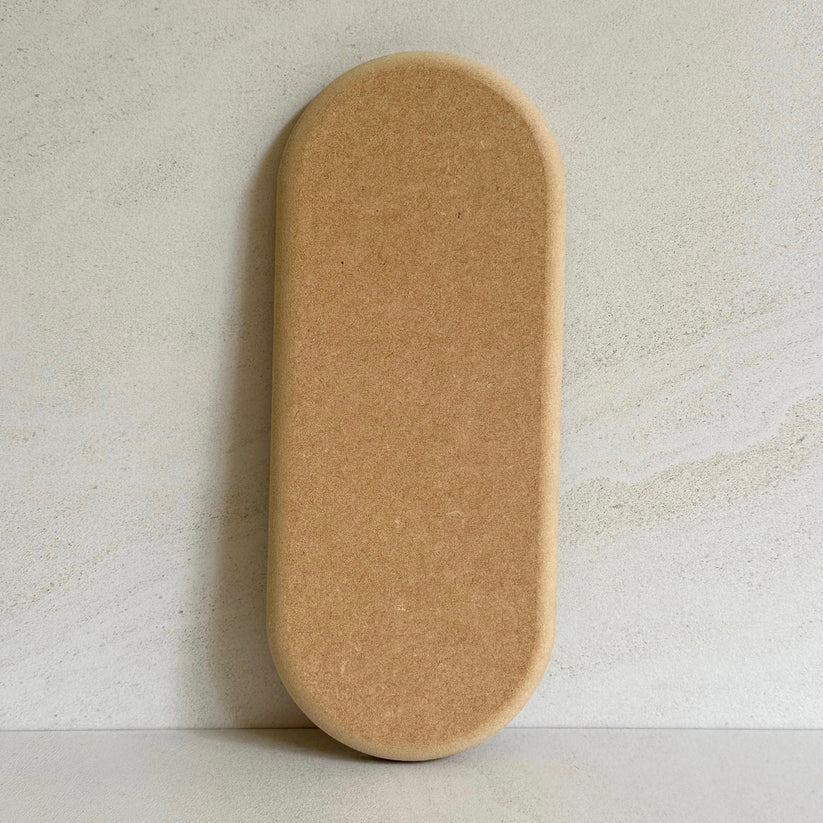 Small Oblong Blate Pottery Form