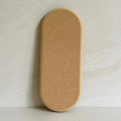Small Oblong Blate Pottery Form