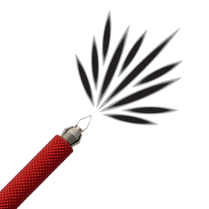 Dragonfly Tool, Universal Handle with Small Pointed Blade