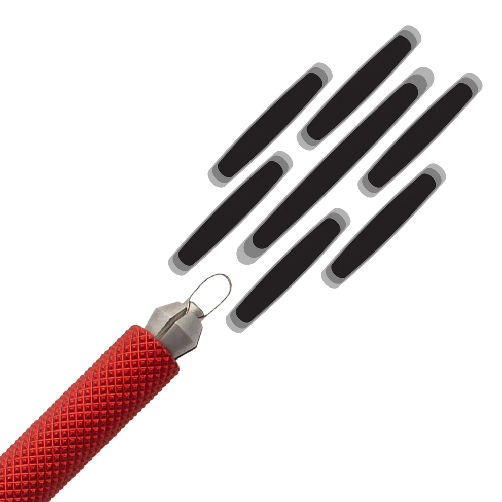 Dragonfly Tool, Universal Handle with Medium Rounded Blade
