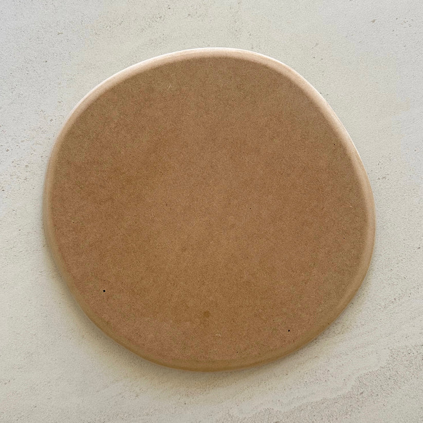 Irregular Round Plate Pottery Form 28cm