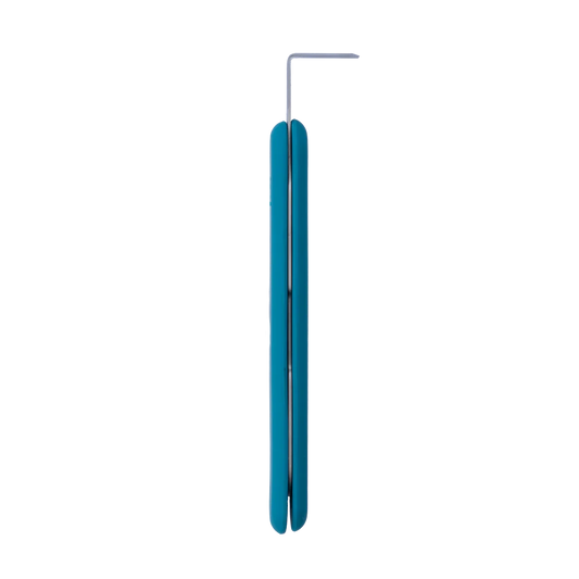 Forge Tool, Teal Handle with Rectangle Blade