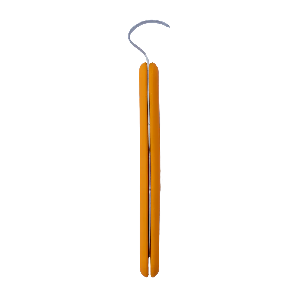 Forge Tool, Yellow Handle with Crescent Blade
