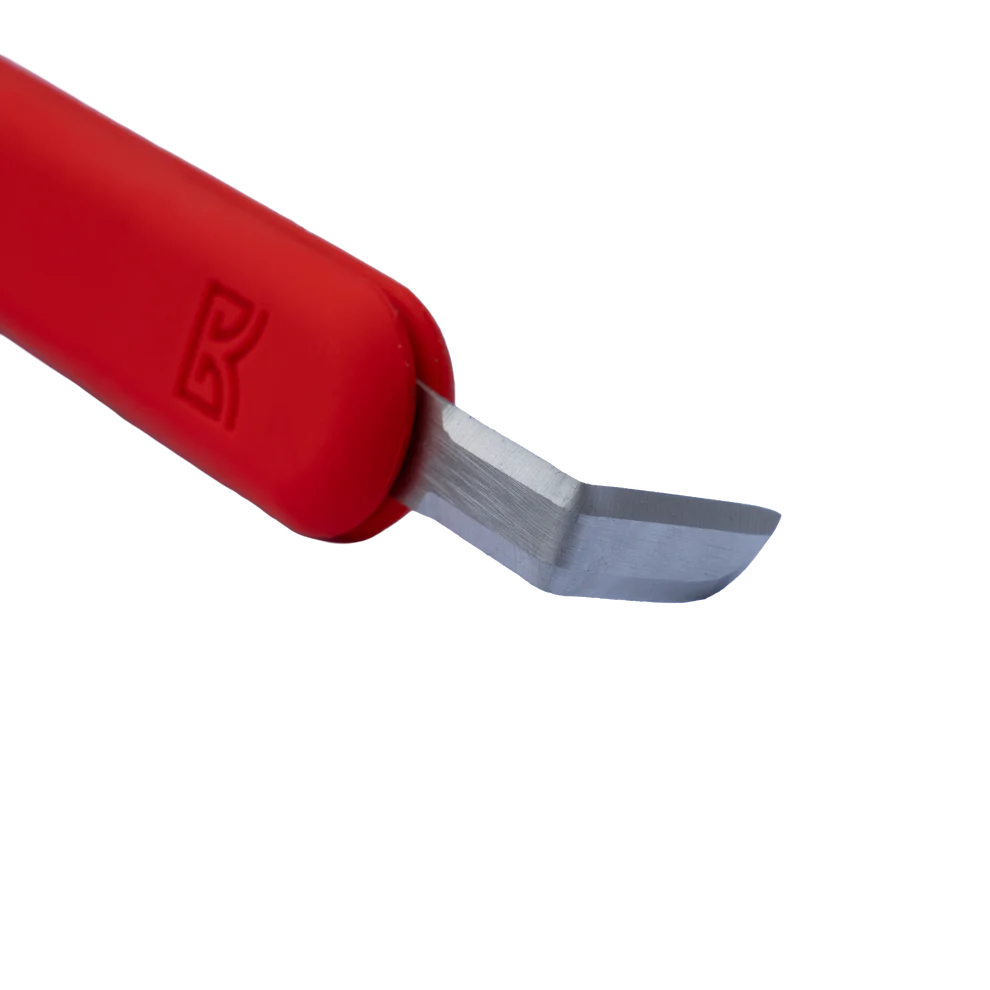 Forge Tool, Red Handle with Fin Blade