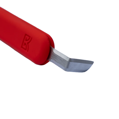 Forge Tool, Red Handle with Fin Blade