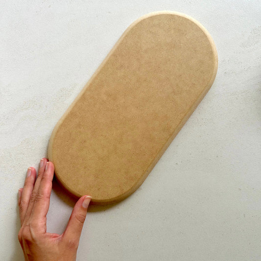 Large Oblong Plate Pottery Form