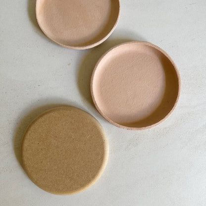 Round Plate Pottery Form 15cm with Roundover Edge