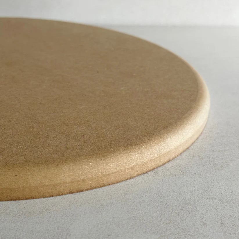 Round Plate Pottery Form 30cm with Roundover Edge