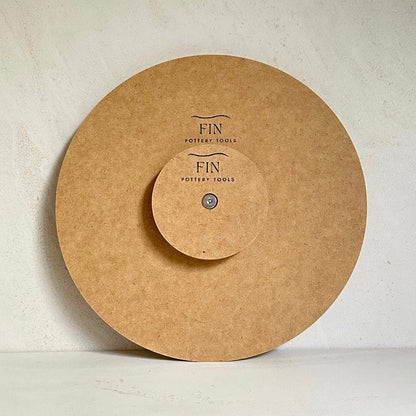 Round Plate Pottery Form 30cm with Bevelled Edge