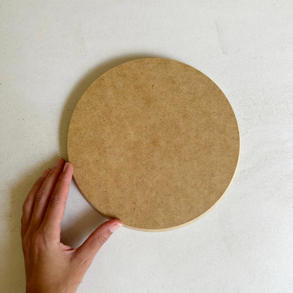 Round Plate Pottery Form 22cm with Bevelled Edge