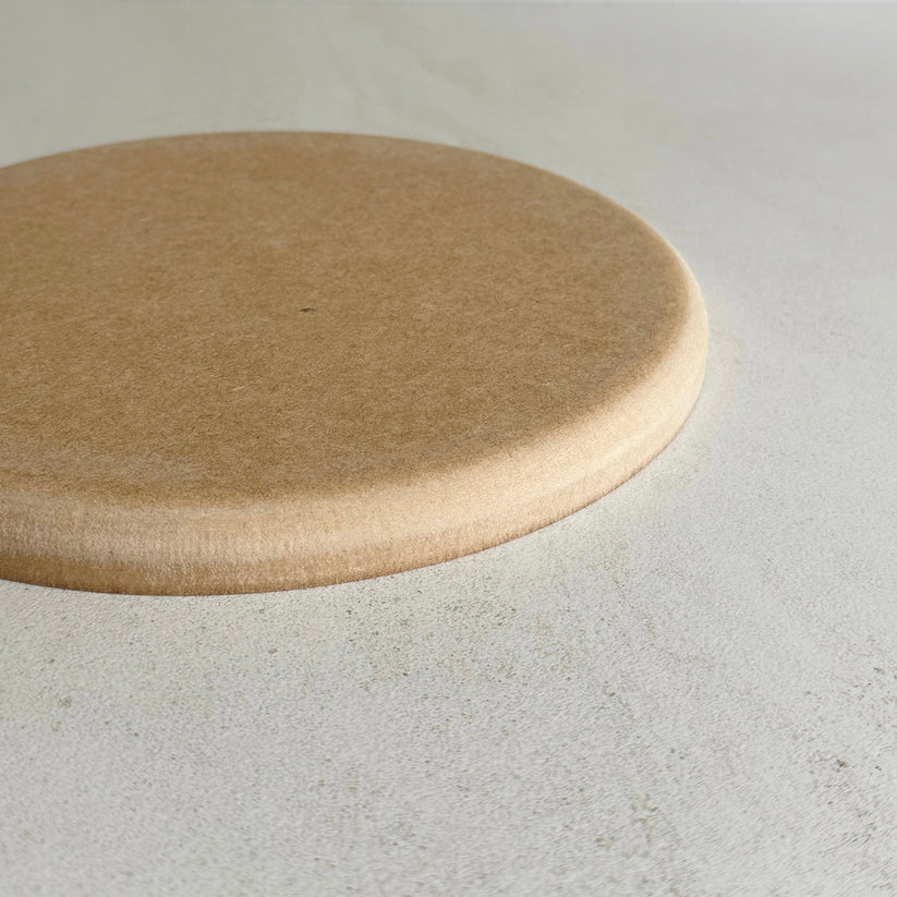 Round Plate Pottery Form 22cm with Roundover Edge