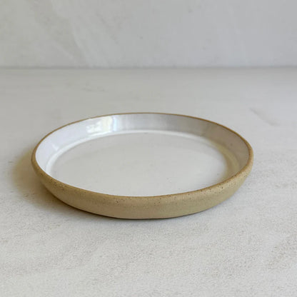 Round Plate Pottery Form 15cm with Bevelled Edge