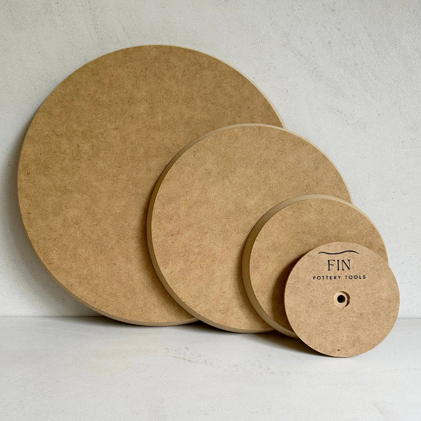 Round Plate Pottery Form Bundle with Bevelled Edge