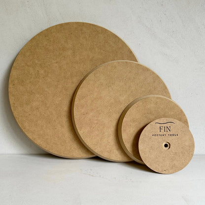 Round Plate Pottery Form Bundle with Bevelled Edge