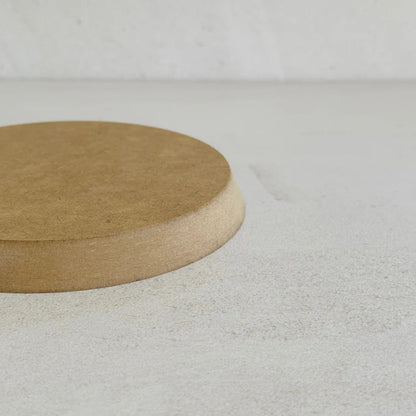 Round Plate Pottery Form 15cm with Bevelled Edge