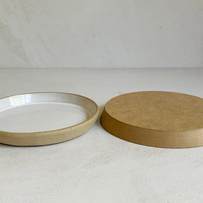 Round Plate Pottery Form 15cm with Bevelled Edge