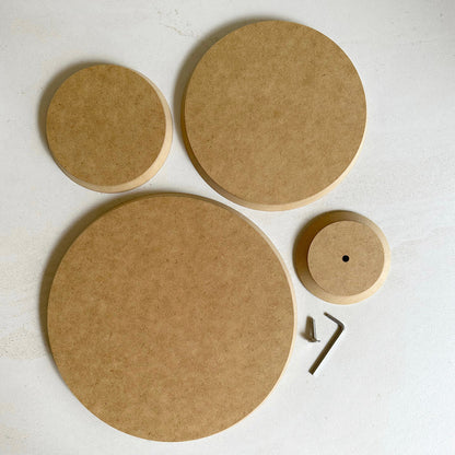 Round Plate Pottery Form Bundle with Bevelled Edge