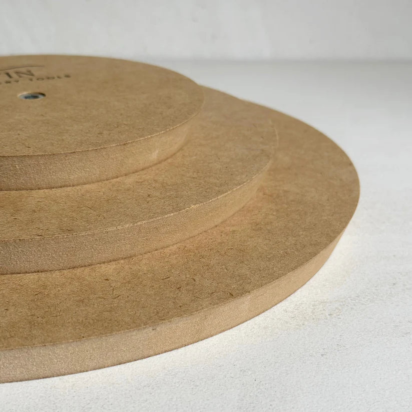 Round Plate Pottery Form Bundle with Bevelled Edge